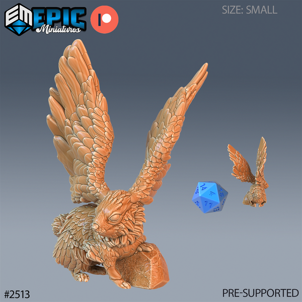 Flying Rabbit 3D-printed model