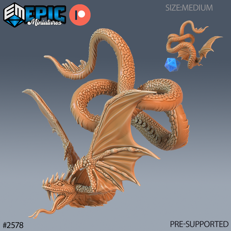 Flying Snake 3D-printed model