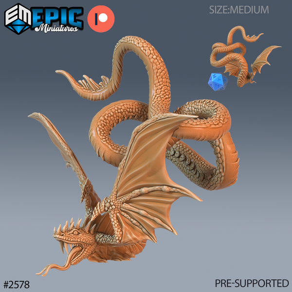 Flying Snake 3D-printed model