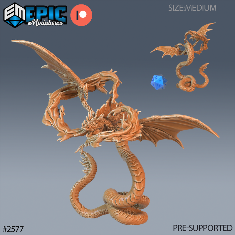 Flying Snake 3D-printed model