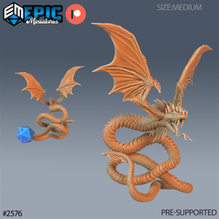 Flying Snake - The Printable Dragon