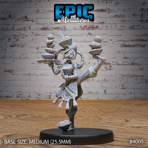 Food Stall Keeper 3D-printed model