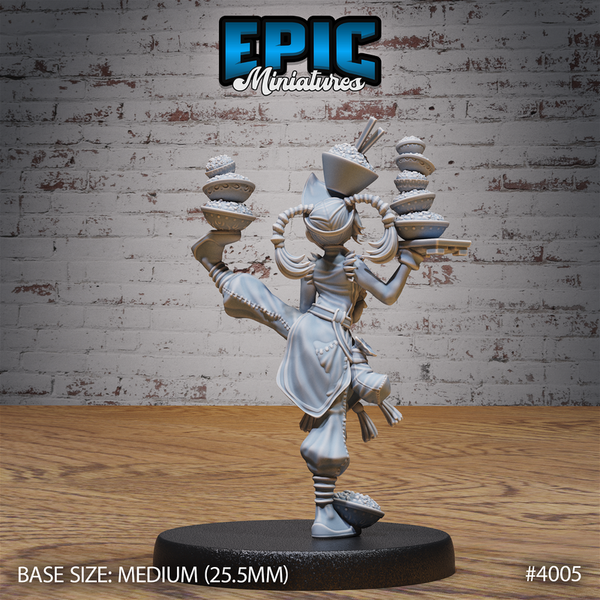 Food Stall Keeper 3D-printed model