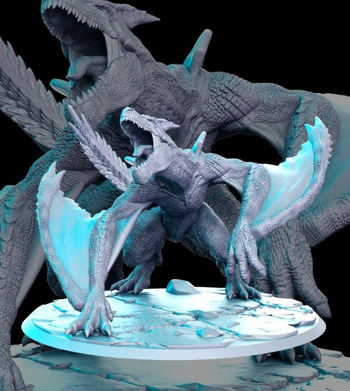 Forest Dragon 3D-printed model