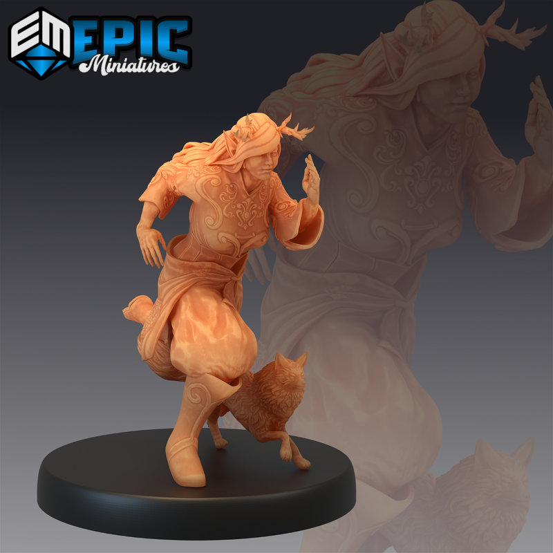 Forest Druid 3D-printed model