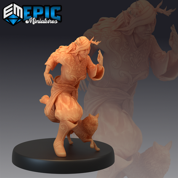Forest Druid 3D-printed model