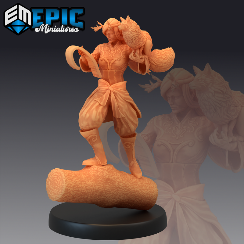 Forest Druid 3D-printed model