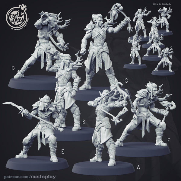 Forest Elves - The Printable Dragon