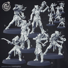 Forest Elves 3D-printed model