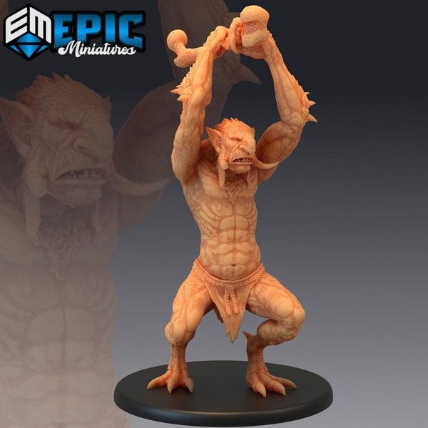 Forest Troll 3D-printed model