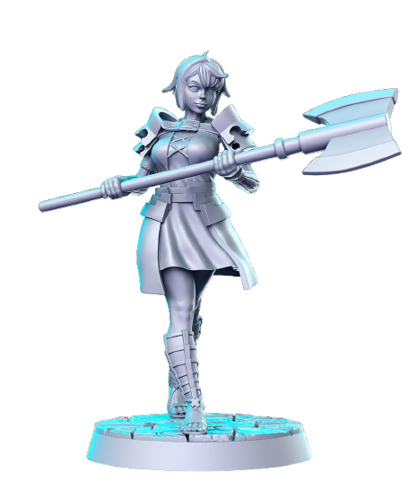 Fran 3D-printed model