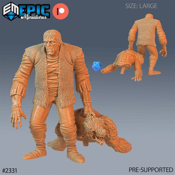 Frankenstein's Monster 3D-printed model