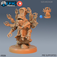 Frog Warlock 3D-printed model