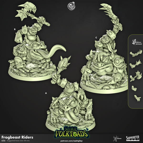 Frogbeast Riders 3D-printed model