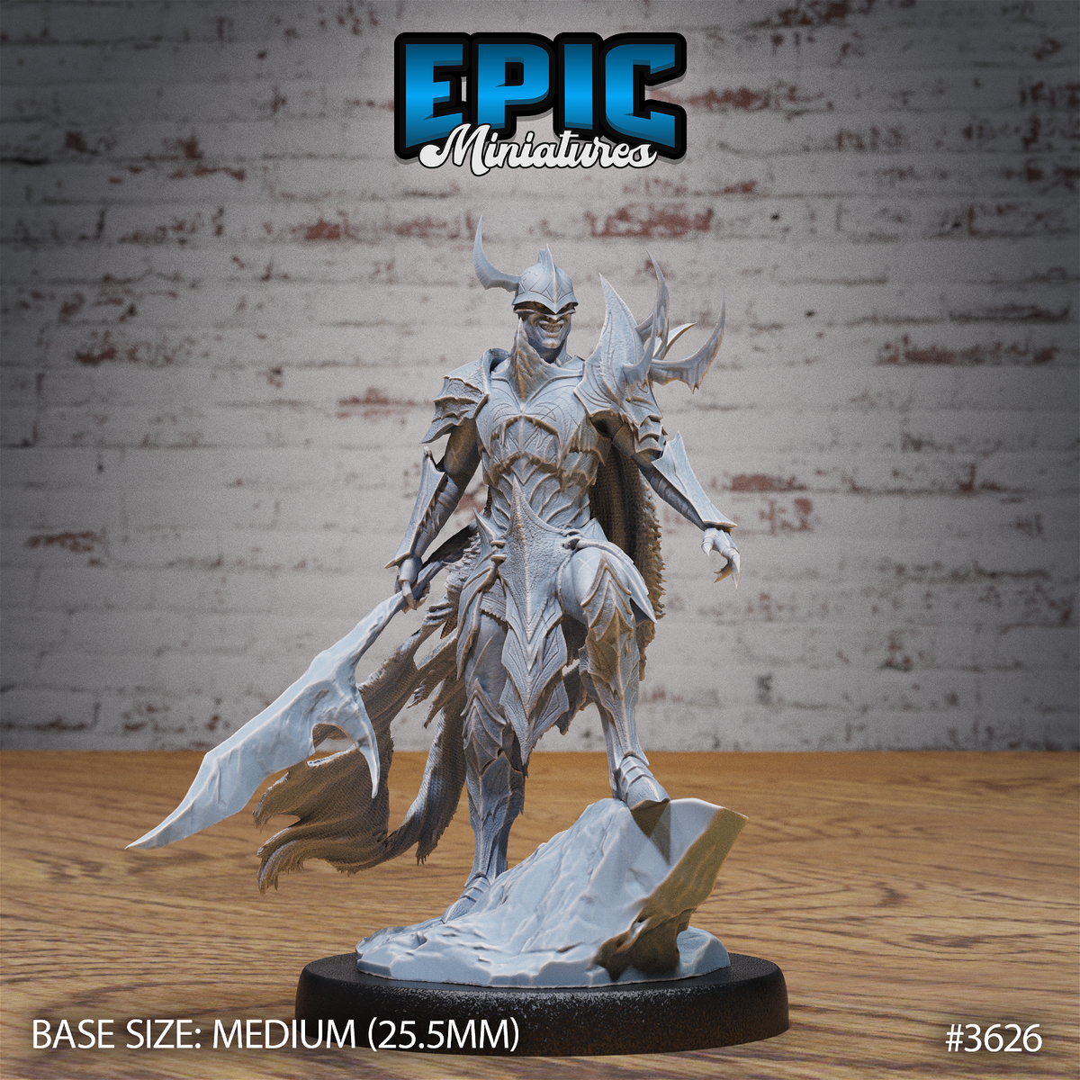 Frost Demon Knight - The Printable Dragon