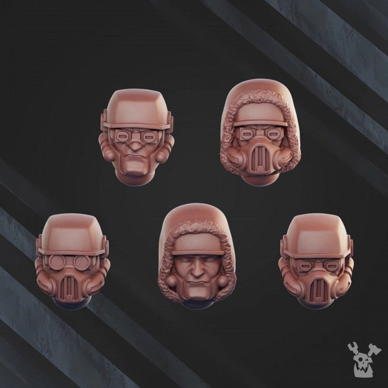 Frost Division Special Forces Command Squad Kit 3D-printed model