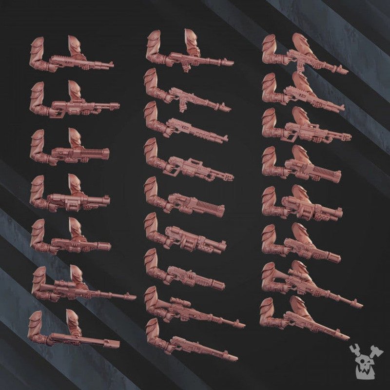 Frost Division Special Forces Command Squad Kit 3D-printed model