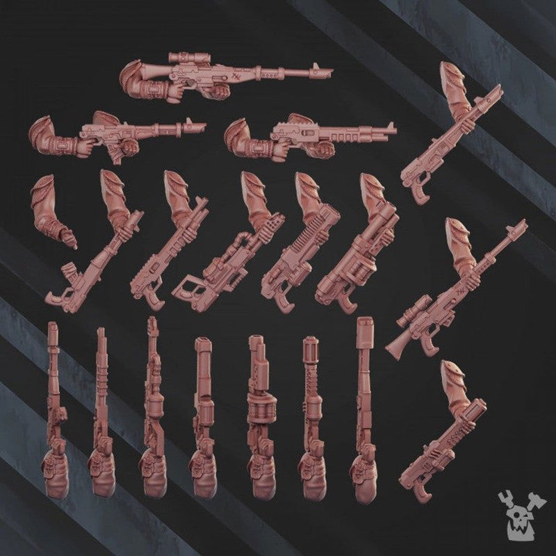 Frost Division Special Forces Command Squad Kit 3D-printed model