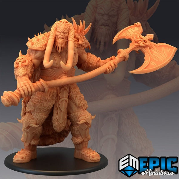 Frost Giant 3D-printed model