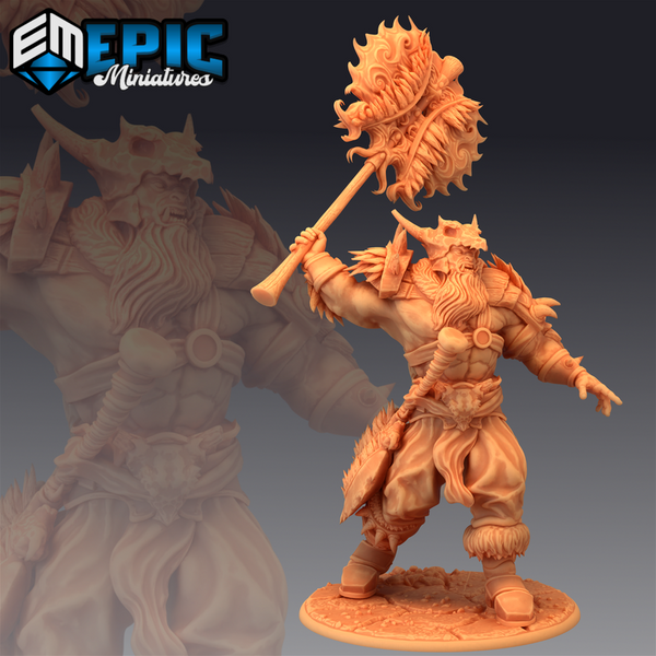 Frost Giant 3D-printed model
