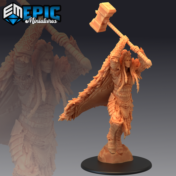 Frost Giantess 3D-printed model