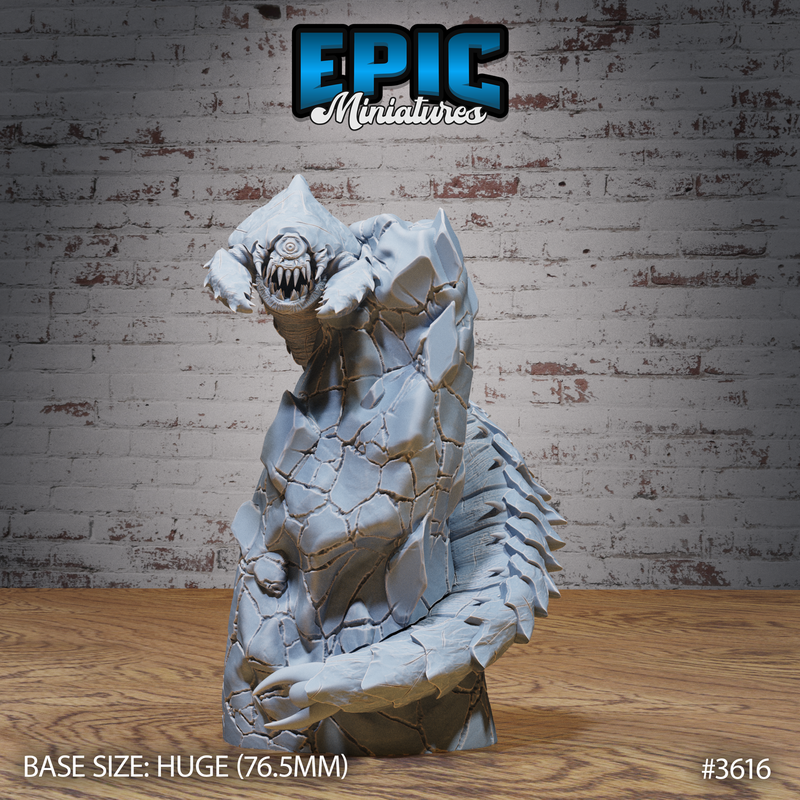 Frost Worm 3D-printed model