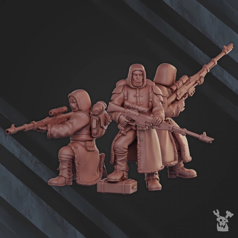 Frostborn Division Sniper Sqaud - The Printable Dragon