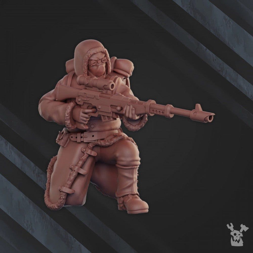 Frostborn Division Sniper Sqaud - The Printable Dragon