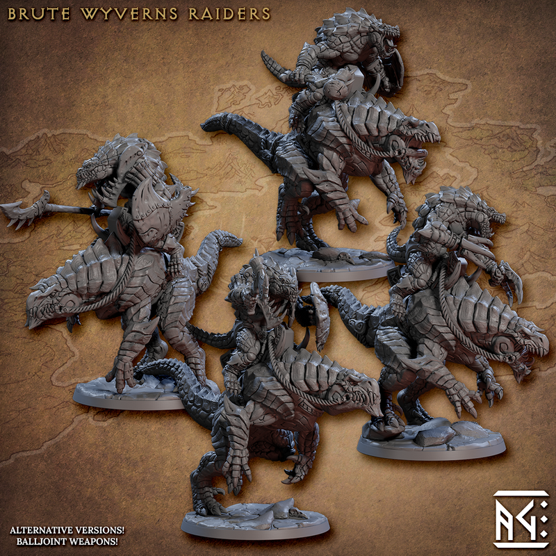 Frostheart Lizardmen 3D-printed model