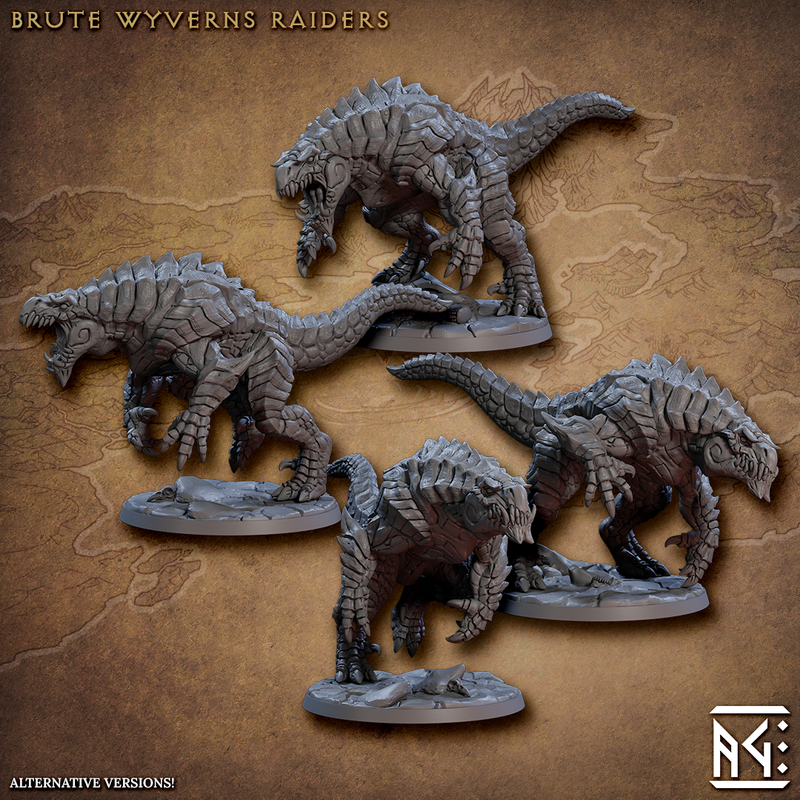 Frostheart Lizardmen 3D-printed model