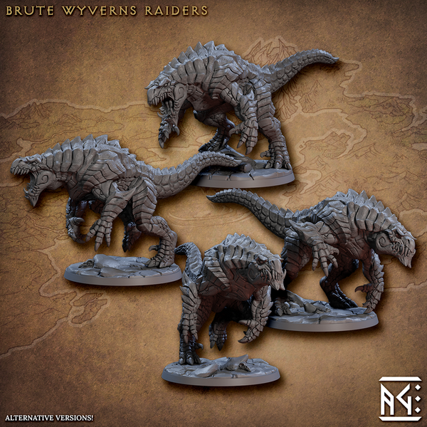 Frostheart Lizardmen 3D-printed model