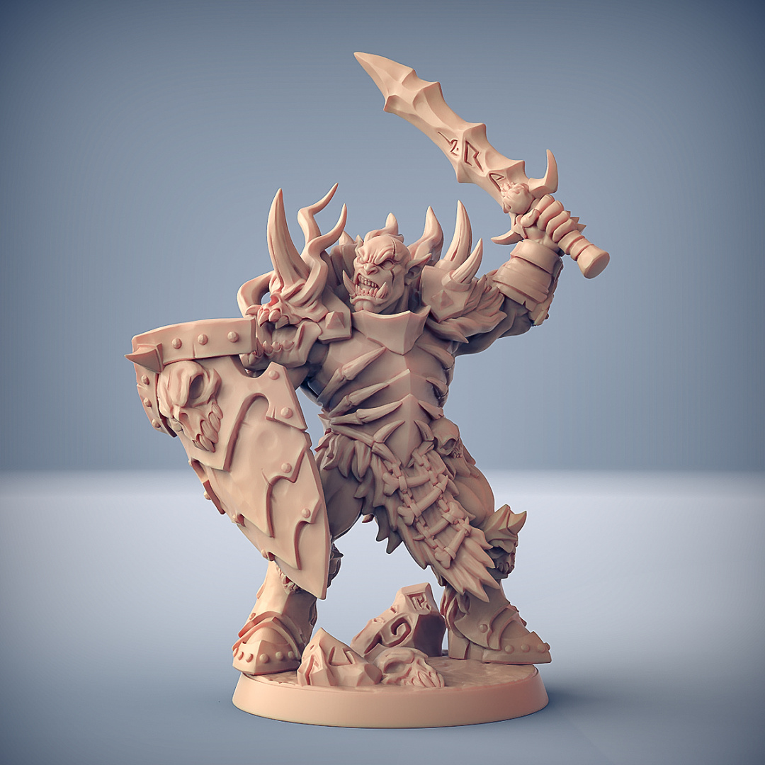 Frostmetal Ogre D - The Printable Dragon