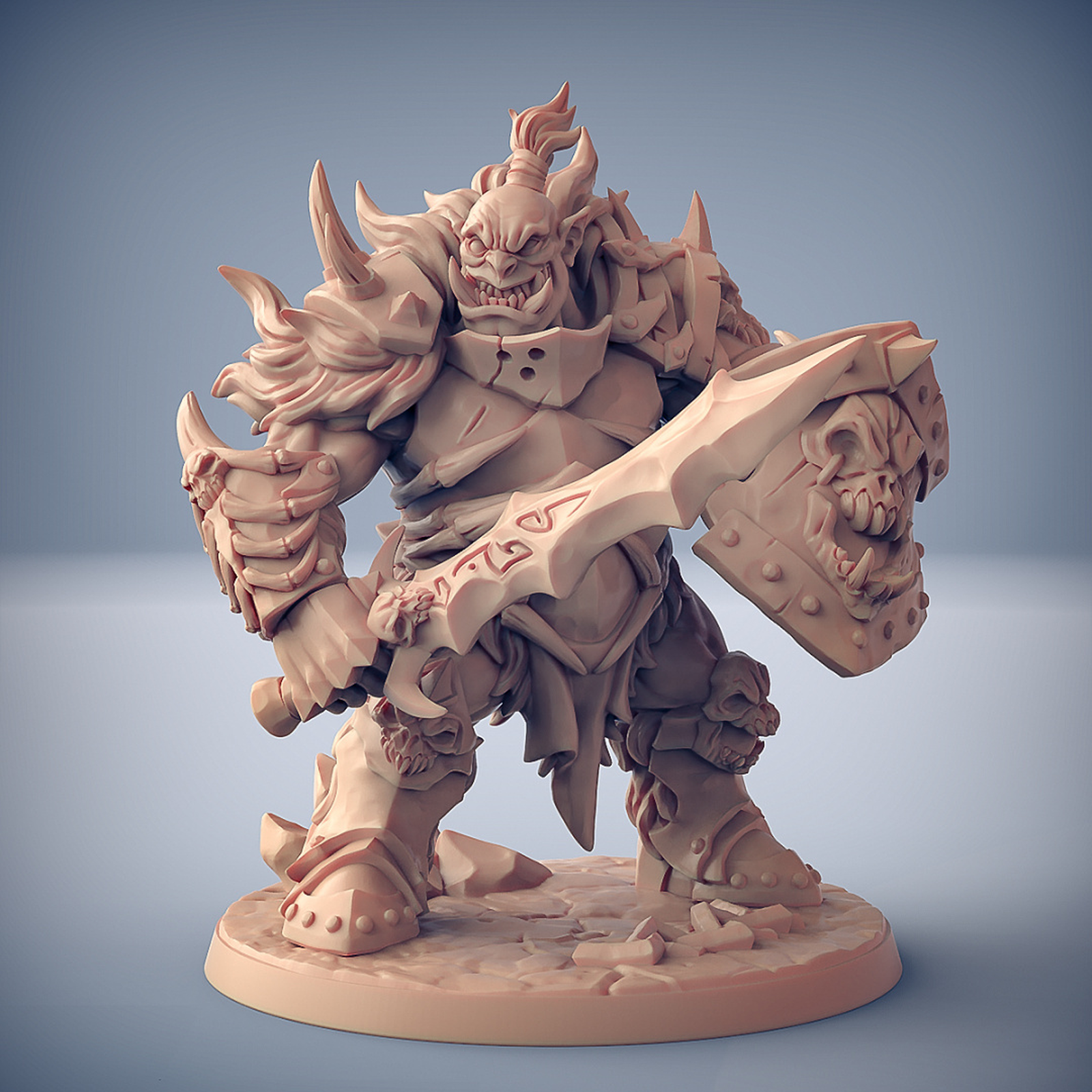 Frostmetal Ogre D - The Printable Dragon