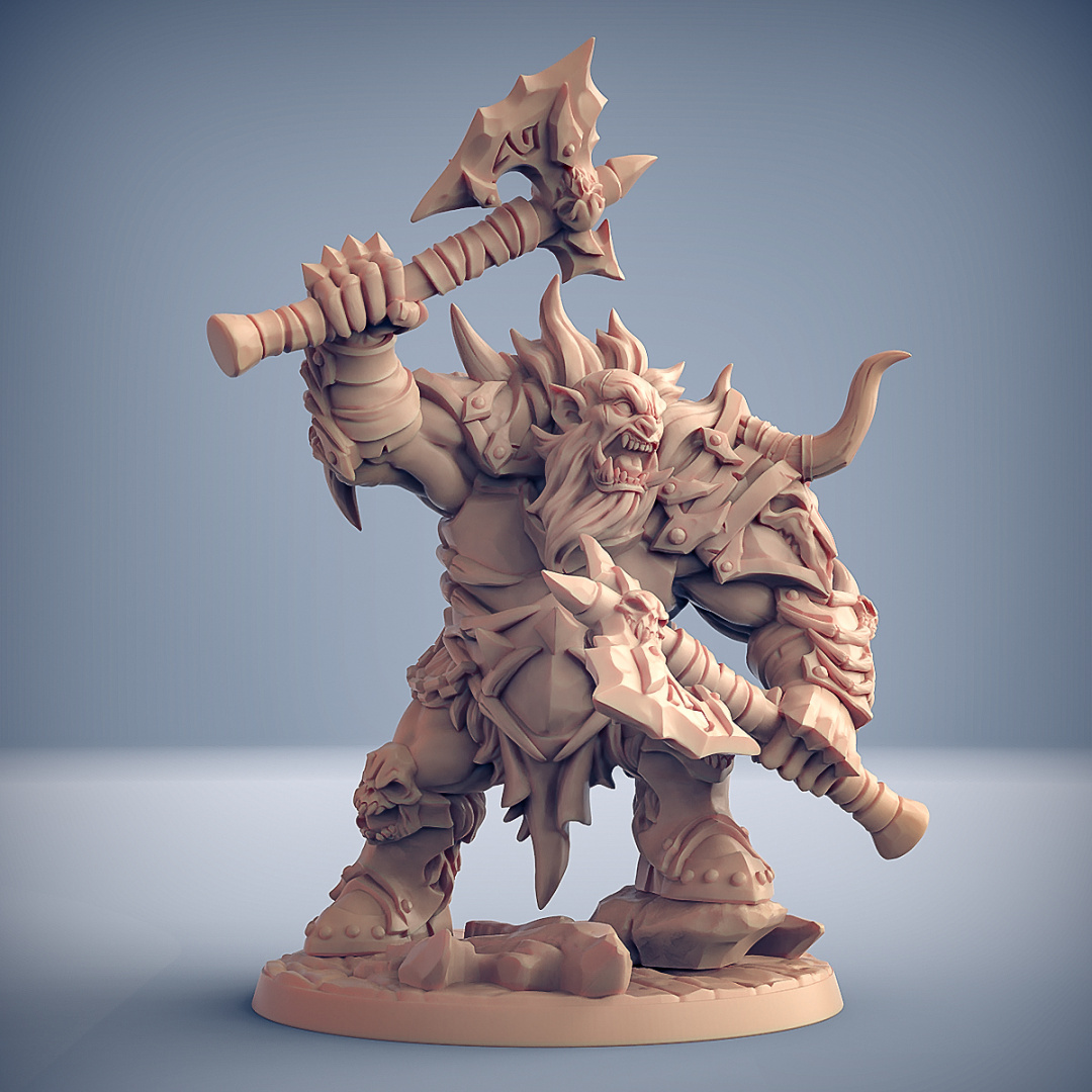 Frostmetal Ogre D - The Printable Dragon