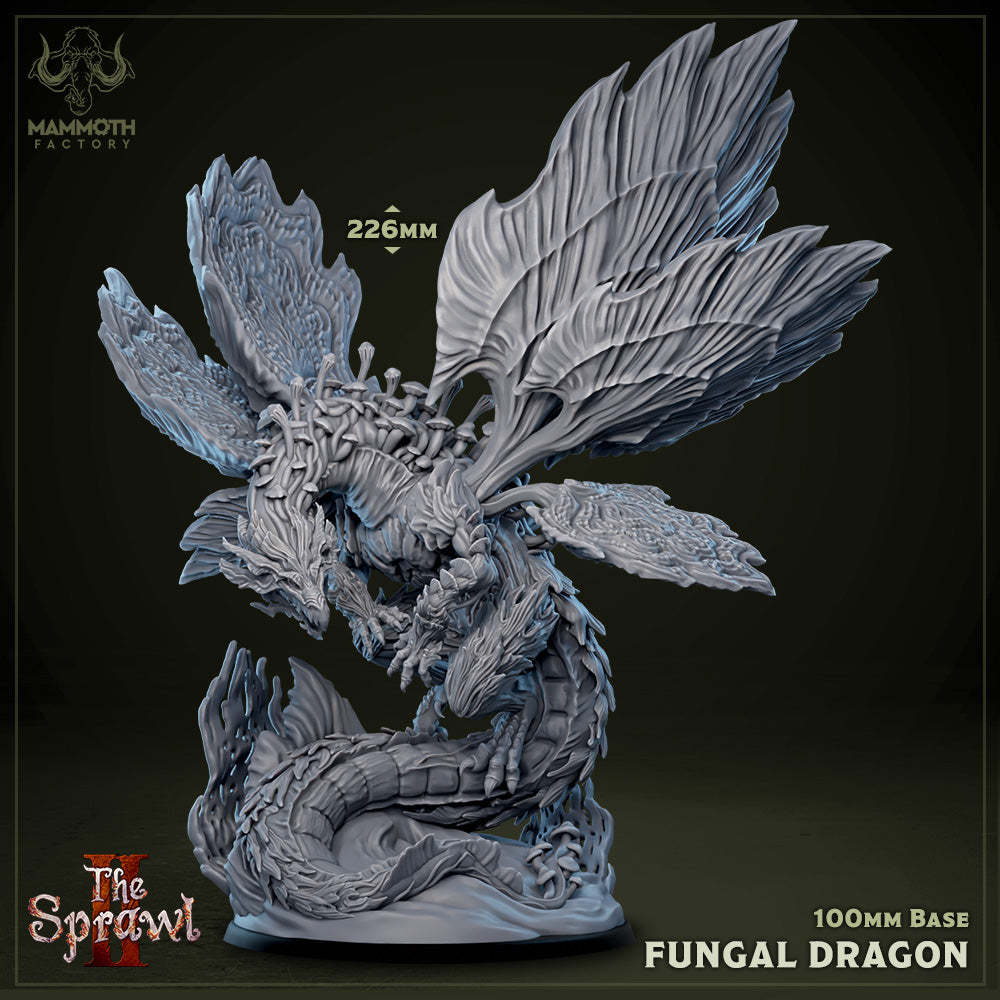 Fungal Dragon 3D-printed model