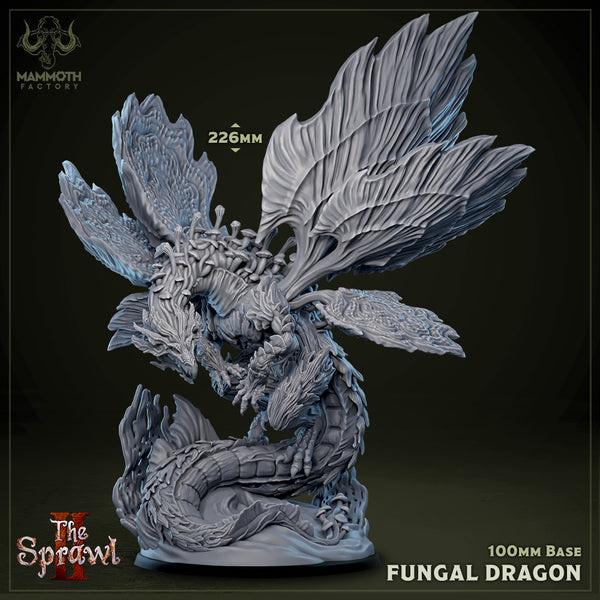 Fungal Dragon 3D-printed model