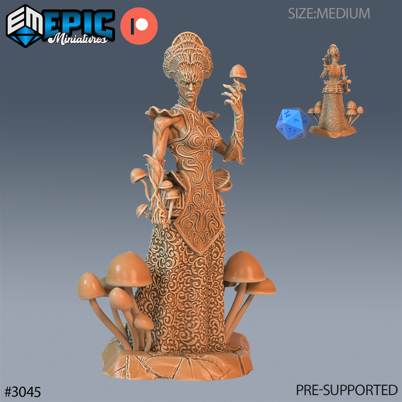 Fungi Demoness 3D-printed model