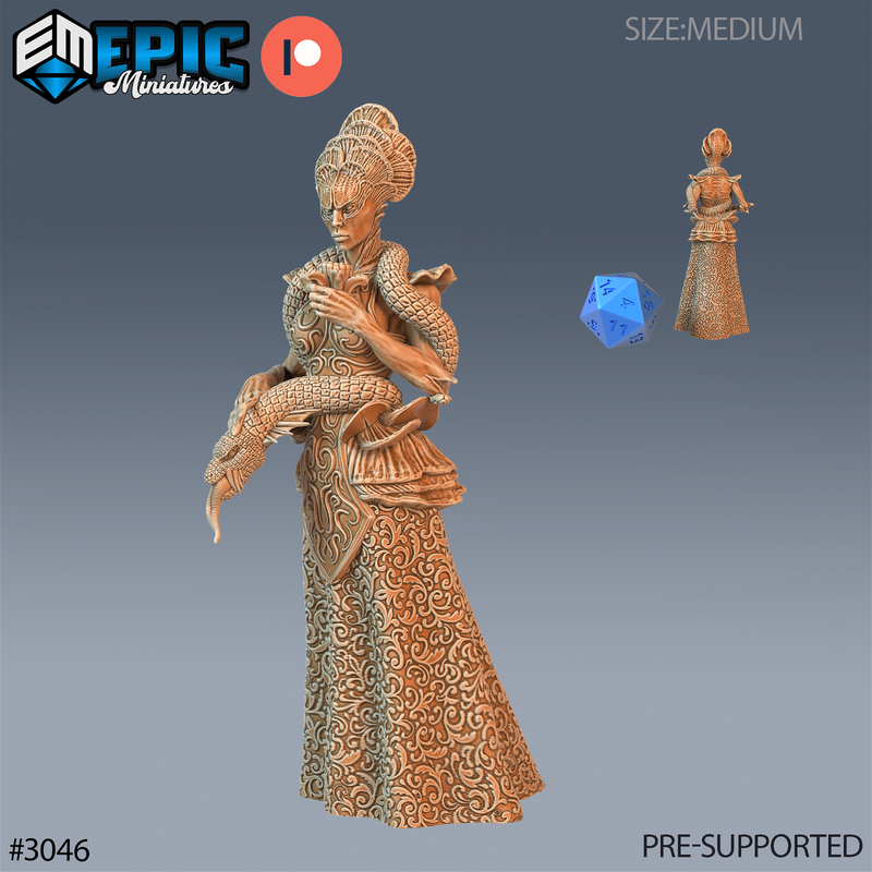Fungi Demoness 3D-printed model