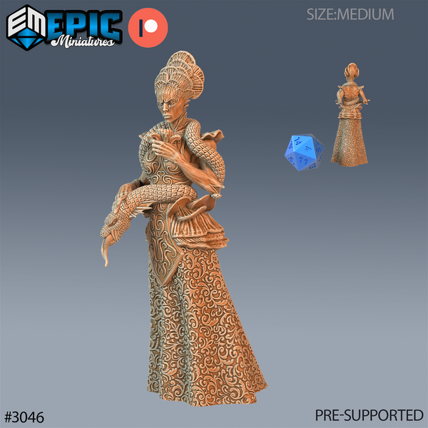 Fungi Demoness 3D-printed model