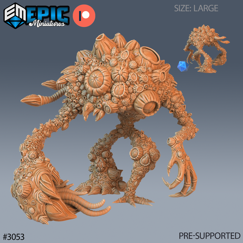 Fungus Golem 3D-printed model