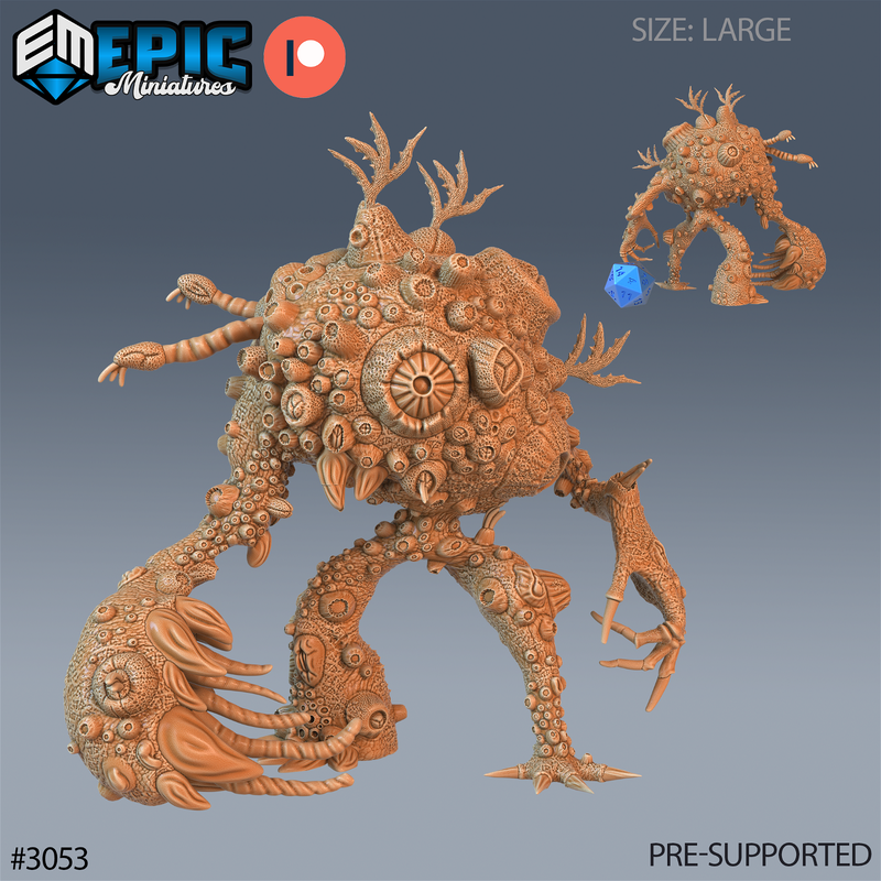 Fungus Golem 3D-printed model
