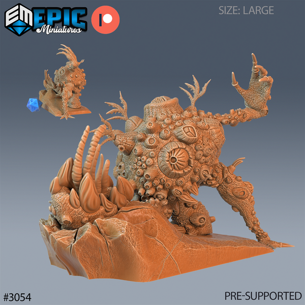 Fungus Golem 3D-printed model