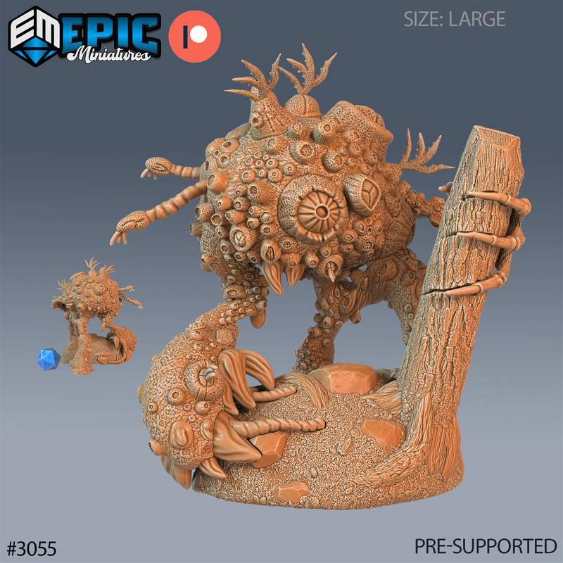 Fungus Golem 3D-printed model