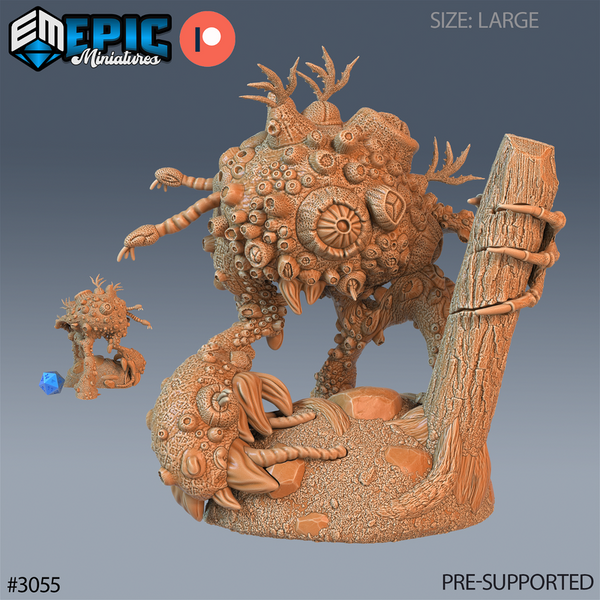 Fungus Golem 3D-printed model