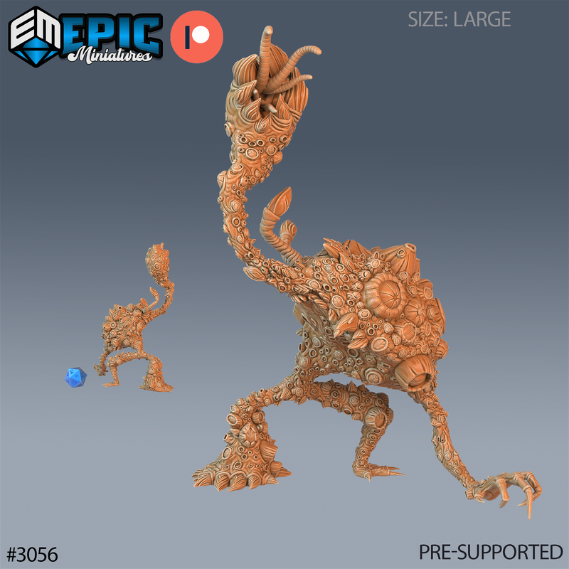 Fungus Golem 3D-printed model