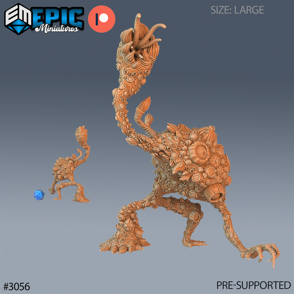 Fungus Golem 3D-printed model