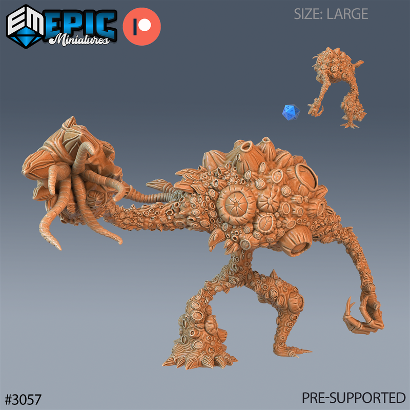 Fungus Golem 3D-printed model