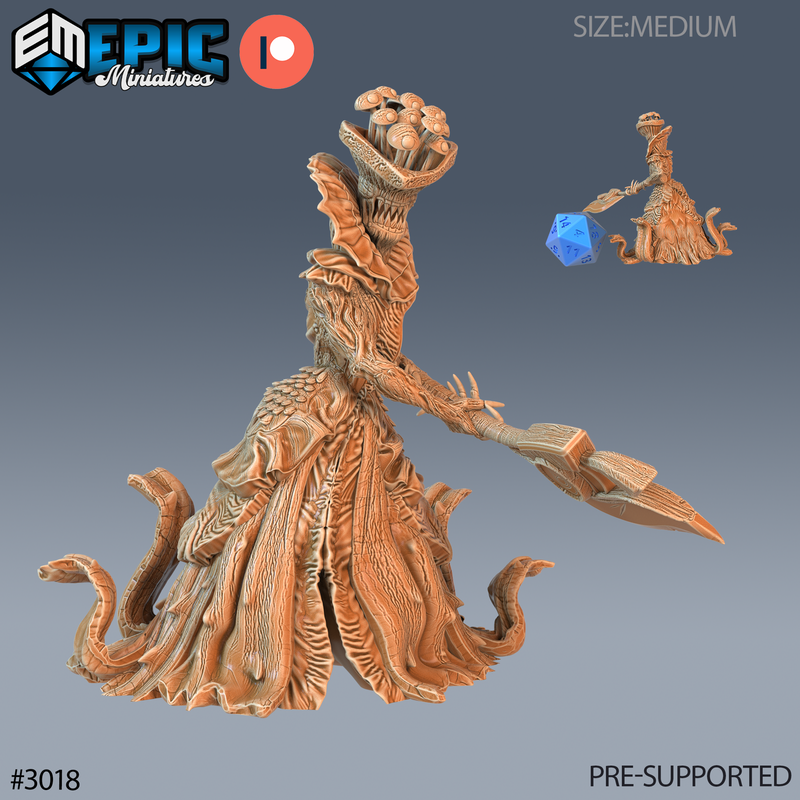 Fungus Queen 3D-printed model
