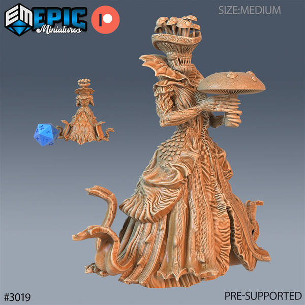Fungus Queen 3D-printed model