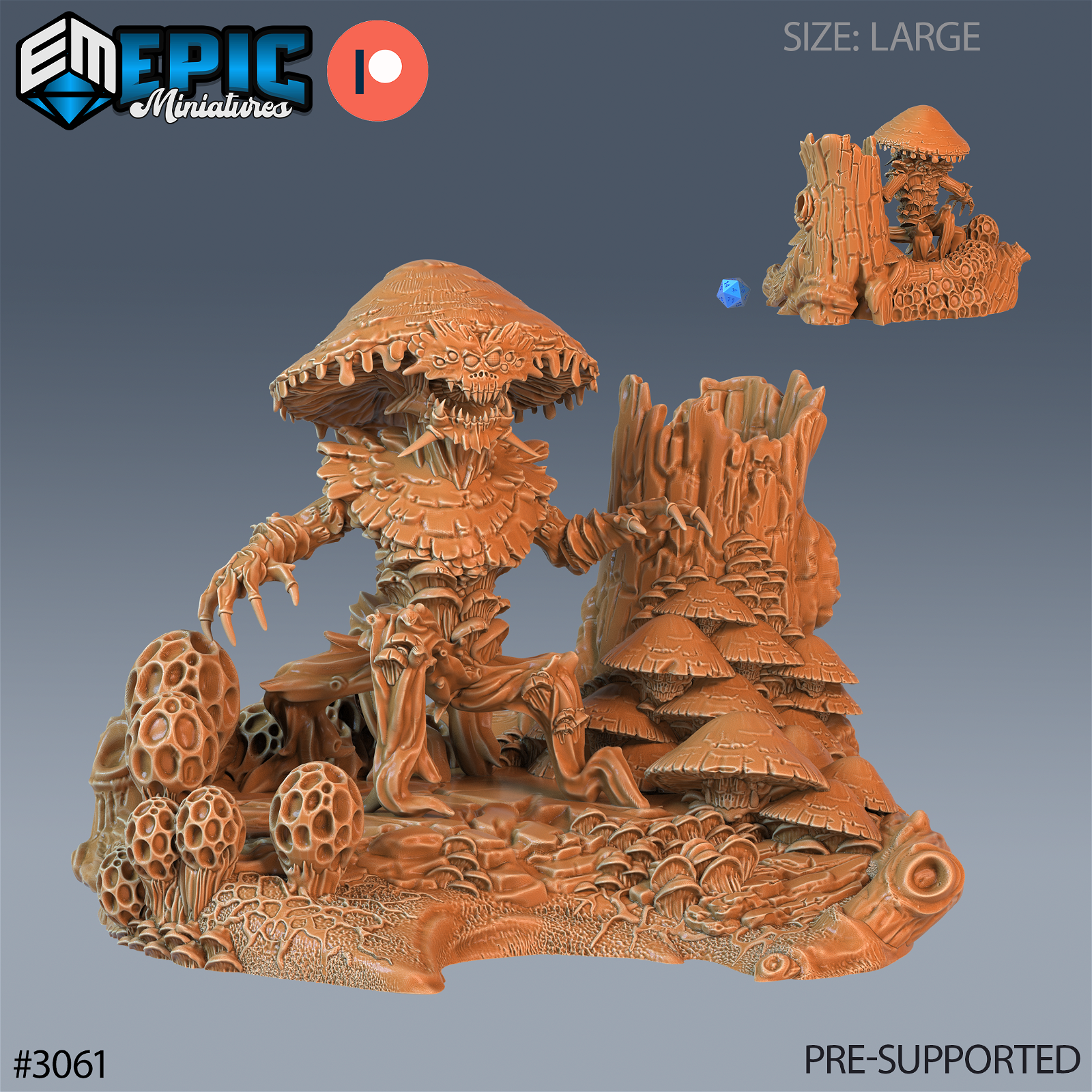 Fungus Tree - The Printable Dragon